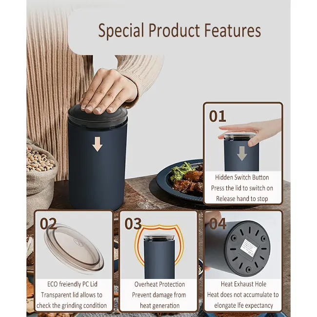 Potable electric coffee grinder - Image 3
