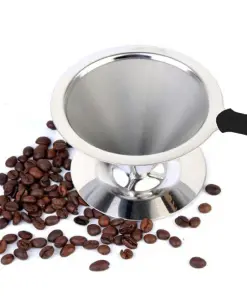 Alternative view of Japan pour over coffee dripper filter