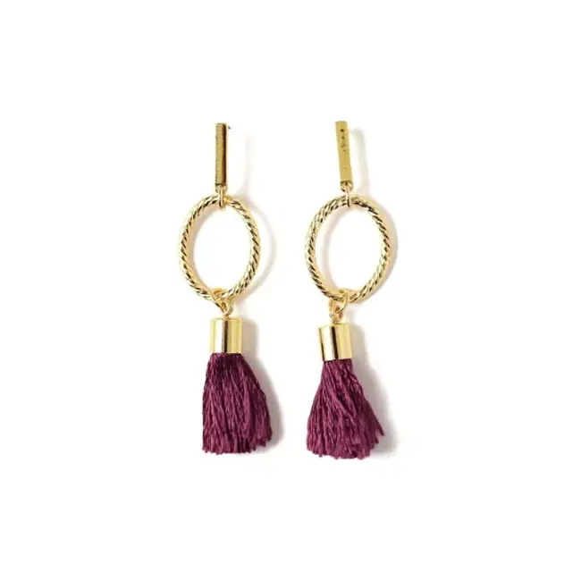 B:MING by BEAMS | Fringe Circle Metal Earrings