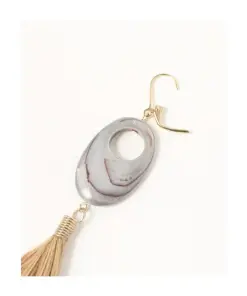 Alternative view of B:MING by BEAMS | Feather tassel earrings