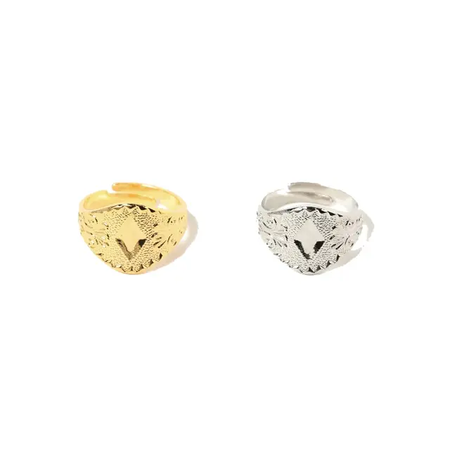 Ray BEAMS | Pattern metal ring