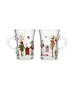 HOLMEGAARD | Christmas hot drink glasses set with children