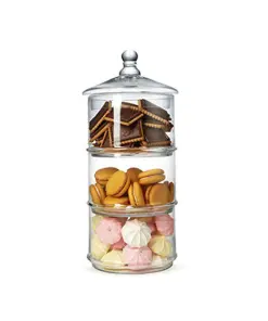 Kitchen triple glass pot