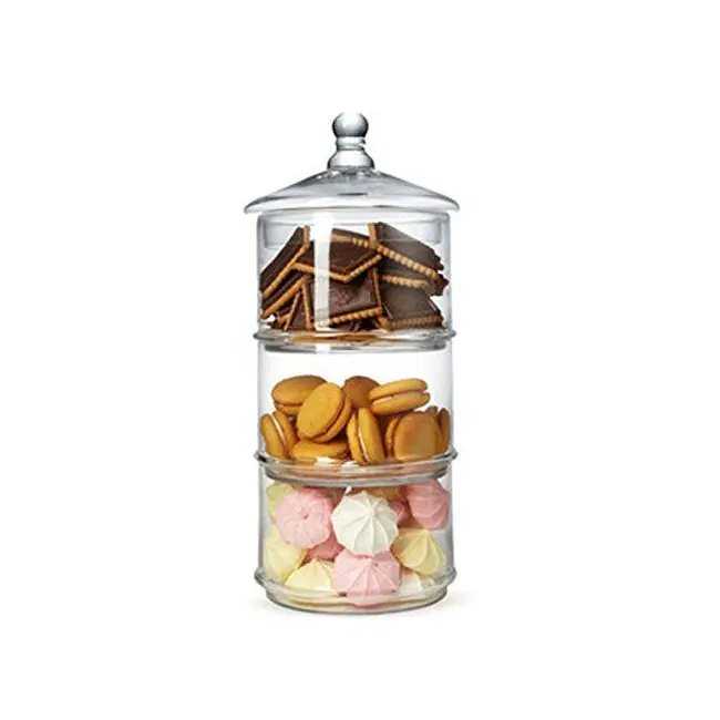 Kitchen triple glass pot