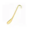 Golden musical note bookmarker
