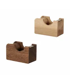 Alternative view of Japan Oak Village wooden tape dispenser