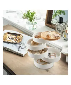 Alternative view of tosca by Yamazaki | Accessory tray 5 tiers with lid