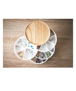 Alternative view of tosca by Yamazaki | Accessory tray 4 tiers with lid