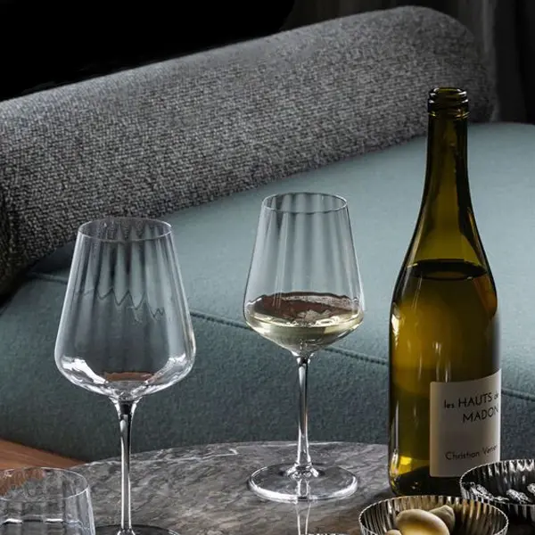 GEORG JENSEN | Bernadotte white wine crystal glass x 6pcs - Image 6