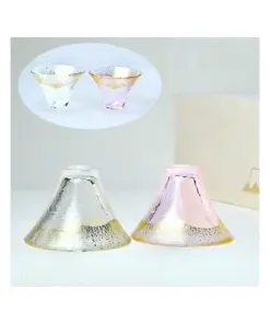Alternative view of Handcrafted Mount Fuji sake glass