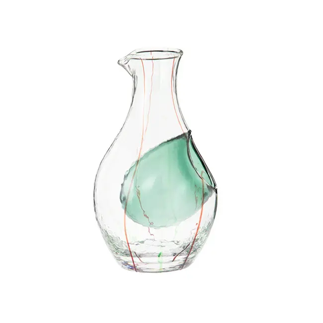 Japan handmade cold sake carafe
