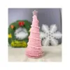 nube | Handmade Wool Christmas tree in pink
