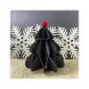 nube | Handmade Felt Christmas ornament in black