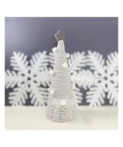 nube | Handmade Wool Christmas tree in grey
