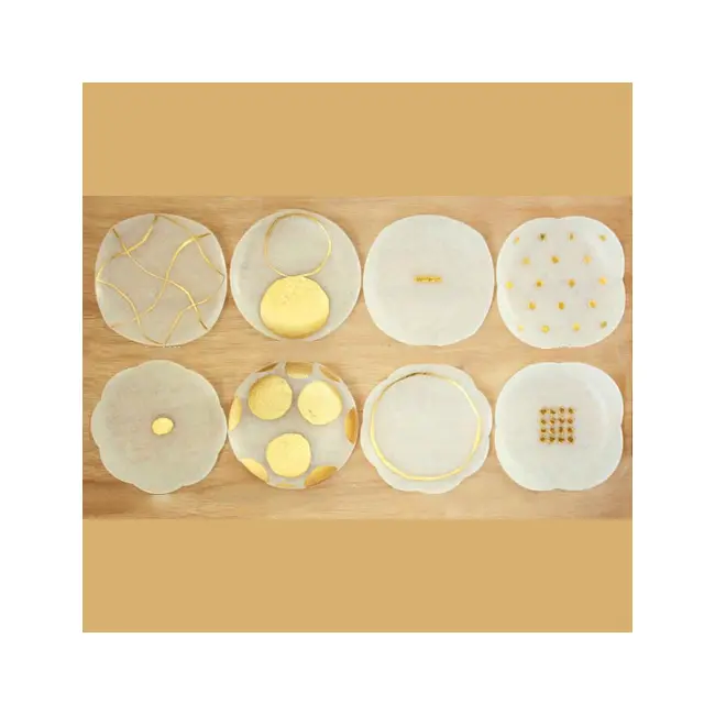 toumei | Japanese acrylic dessert plate sets in paper style - Image 2