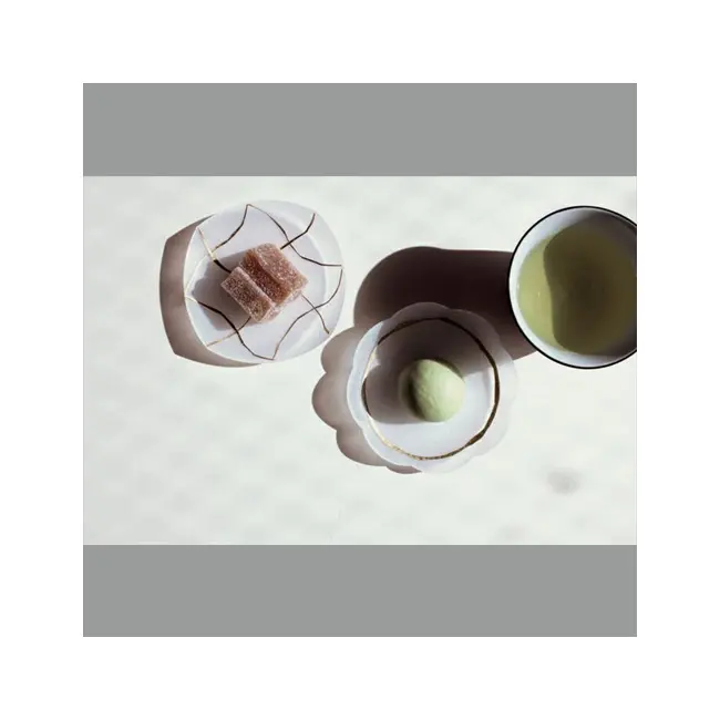 toumei | Japanese acrylic dessert plate sets in paper style - Image 7