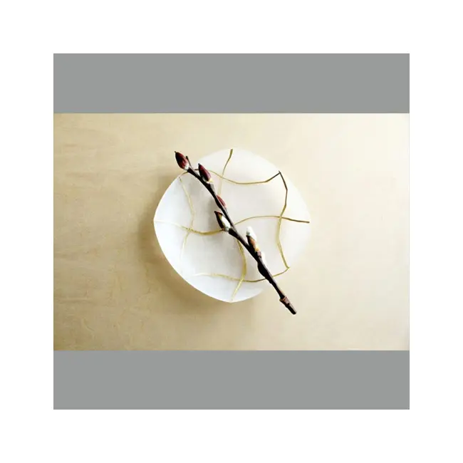toumei | Japanese acrylic dessert plate sets in paper style - Image 8