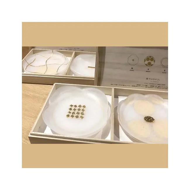 toumei | Japanese acrylic dessert plate sets in paper style - Image 11
