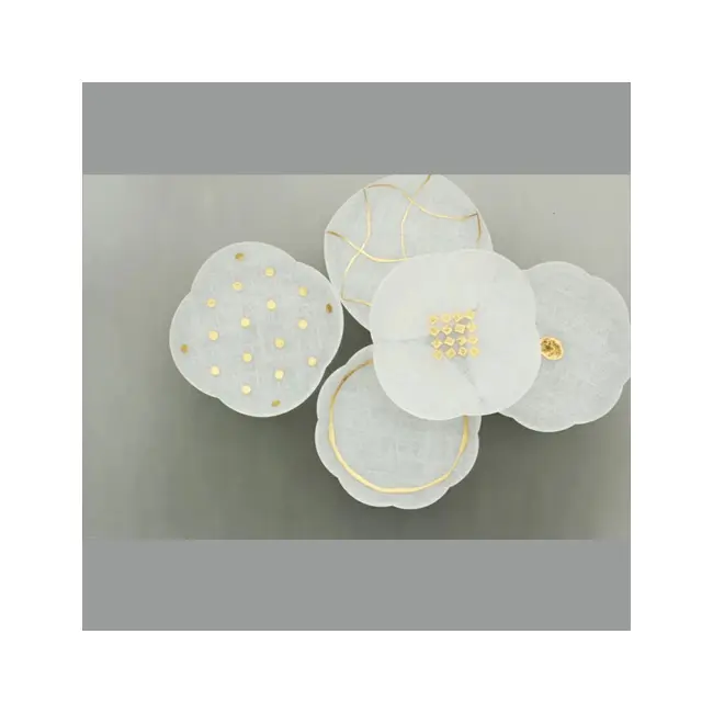 toumei | Japanese acrylic dessert plate sets in paper style