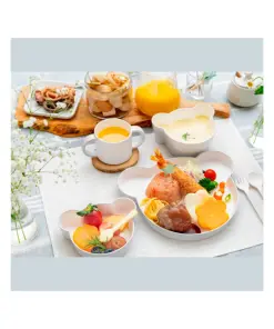 tak. | Bear kids dinning set in 5pcs