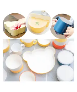 tak. | Bear kids dinning set in 4pcs