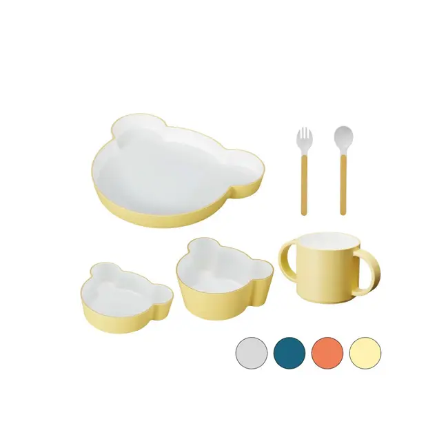 tak. | Bear kids dinning set in 6pcs - Image 2