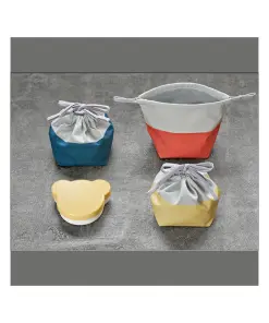 Alternative view of tak. | KIDS DISH bear lunch box with insulation pouch