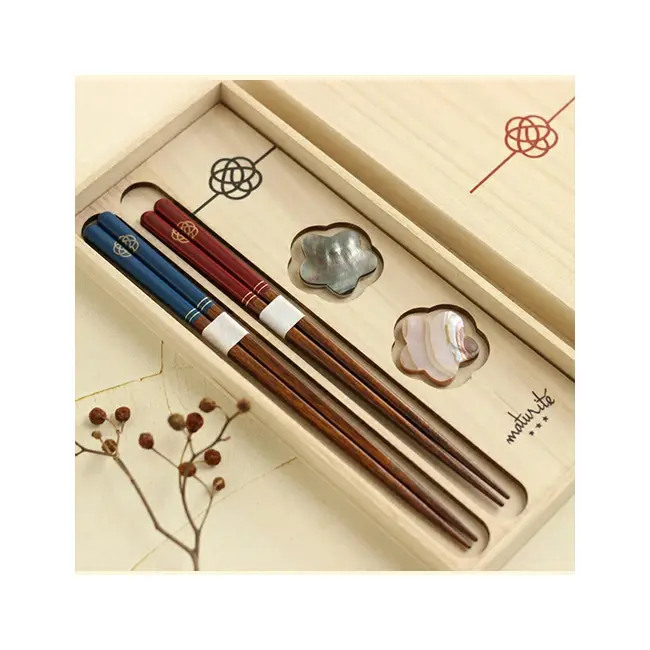 Maturite | Plum knot chopstick set