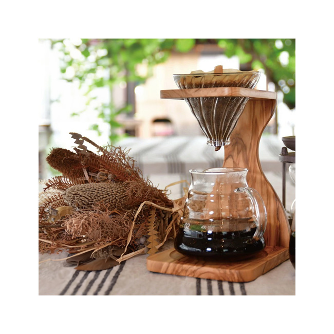 HARIO | Dripper wood stand set – Nube | Lifestyler | Online Shopping