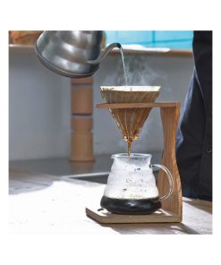 Alternative view of HARIO | Dripper wood stand set