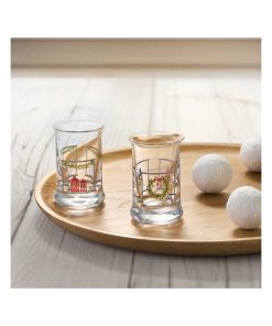 Alternative view of HOLMEGAARD | Christmas shot glasses set with candles